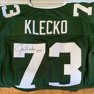 Signed Joe Klecko Green Jets Jersey